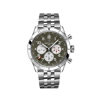 Men's watch / unisex  BREITLING, Super AVI B04 Chronograph GMT Curtiss Warhawk / 46mm, SKU: AB04452A1L1A1 | timeolution.com