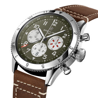 Men's watch / unisex  BREITLING, Super AVI B04 Chronograph GMT Curtiss Warhawk / 46mm, SKU: AB04452A1L1X1 | timeolution.com