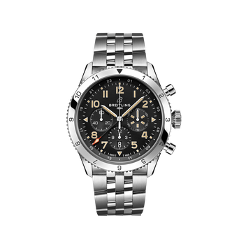 Men's watch / unisex  BREITLING, Super AVI B04 Chronograph GMT P-51 Mustang / 46mm, SKU: AB04453A1B1A1 | timeolution.com