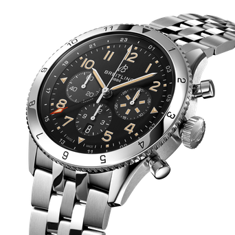 Men's watch / unisex  BREITLING, Super AVI B04 Chronograph GMT P-51 Mustang / 46mm, SKU: AB04453A1B1A1 | timeolution.com