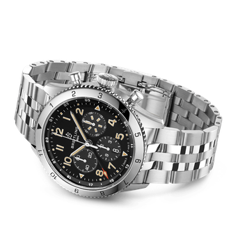 Men's watch / unisex  BREITLING, Super AVI B04 Chronograph GMT P-51 Mustang / 46mm, SKU: AB04453A1B1A1 | timeolution.com