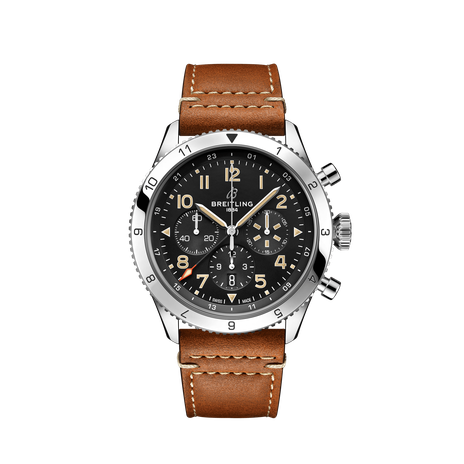 Men's watch / unisex  BREITLING, Super AVI B04 Chronograph GMT P-51 Mustang / 46mm, SKU: AB04453A1B1X1 | timeolution.com