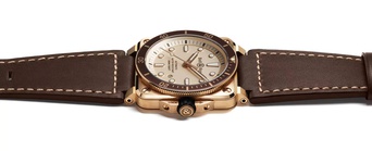 Men's watch / unisex  BELL & ROSS, BR 03-92 Diver White Bronze / 42mm, SKU: BR0392-D-WH-BR/SCA | timeolution.com