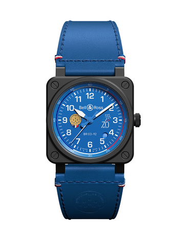 Men's watch / unisex  BELL & ROSS, BR 03-92 Patrouille de France 70th Anniversary / 42mm, SKU: BR0392-PAF7-CE/SCA | timeolution.com