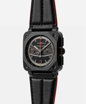 Men's watch / unisex  BELL & ROSS, BR 03-94 Blacktrack / 42mm, SKU: BR0394-BTR-CE/SCA | timeolution.com