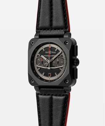 Men's watch / unisex  BELL & ROSS, BR 03-94 Blacktrack / 42mm, SKU: BR0394-BTR-CE/SCA | timeolution.com