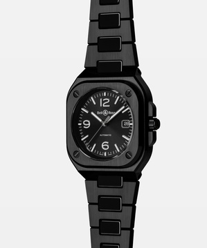 Men's watch / unisex  BELL & ROSS, BR 05 Black Ceramic / 41mm, SKU: BR05A-BL-CE/SCE | timeolution.com