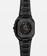 Men's watch / unisex  BELL & ROSS, BR 05 Skeleton Black Ceramic / 41mm, SKU: BR05A-BL-SK-CE/SCE | timeolution.com