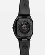 Men's watch / unisex  BELL & ROSS, BR 05 Skeleton Black Ceramic / 41mm, SKU: BR05A-BL-SK-CE/SRB | timeolution.com