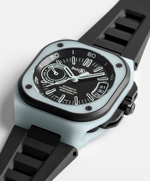 Men's watch / unisex  BELL & ROSS, BR-X5 Blue Lum Limited Edition / 41mm, SKU: BRX5R-BLUM-TC/SRB | timeolution.com