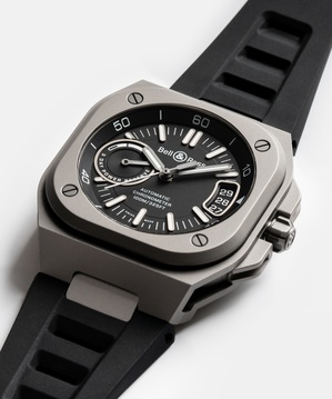 Men's watch / unisex  BELL & ROSS, BR-X5 Black Titanium / 41mm, SKU: BRX5R-BL-TI/SRB | timeolution.com