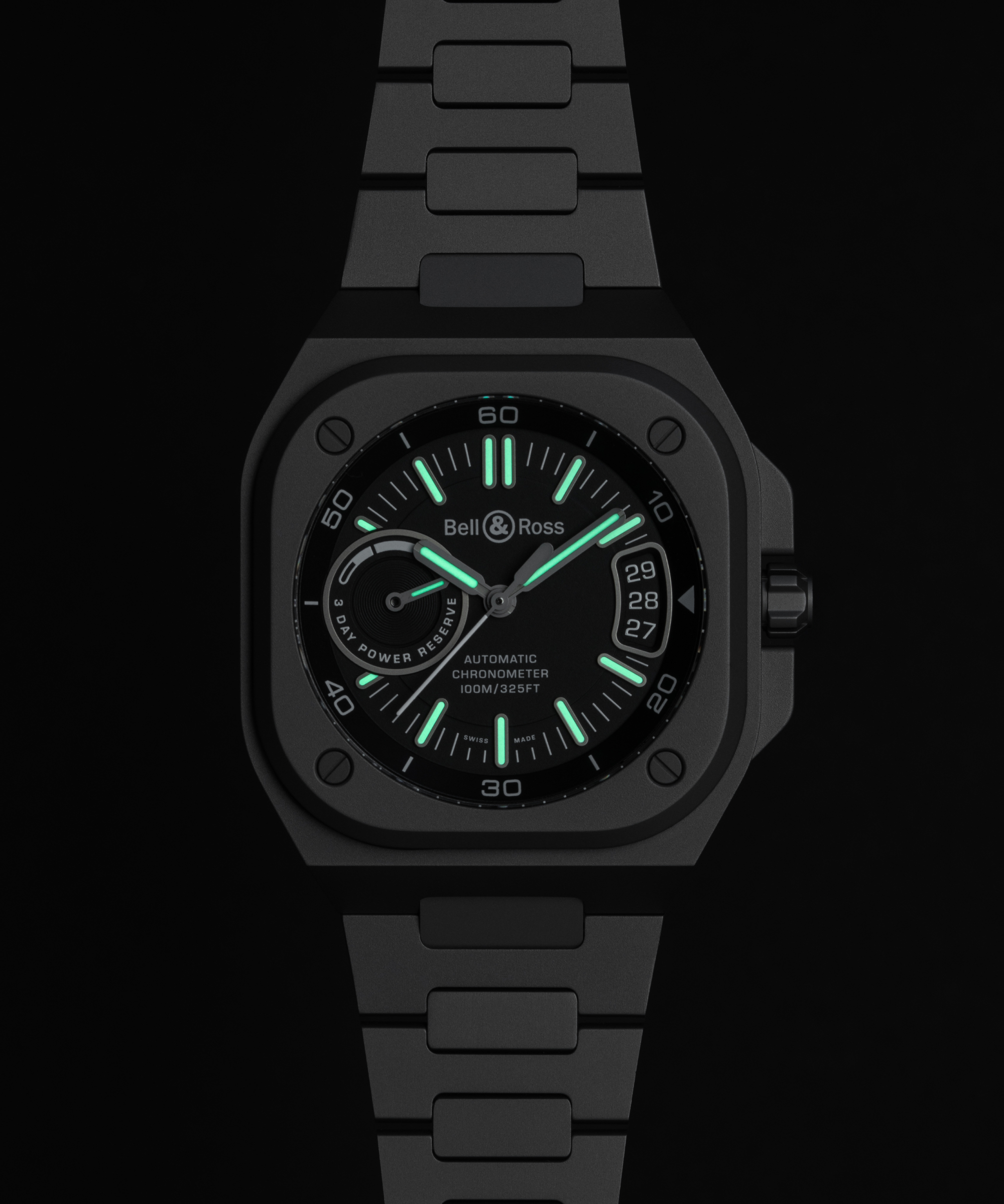 Men's watch / unisex  BELL & ROSS, BR-X5 Black Titanium / 41mm, SKU: BRX5R-BL-TI/STI | timeolution.com