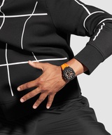 Men's watch / unisex  BELL & ROSS, BR-X5 Carbon Orange / 41mm, SKU: BRX5R-BO-TC/SRB | timeolution.com