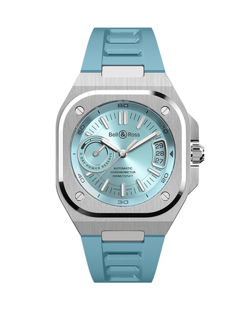 Men's watch / unisex  BELL & ROSS, BR-X5 Ice Blue Steel / 41mm, SKU: BRX5R-IB-ST/SRB | timeolution.com