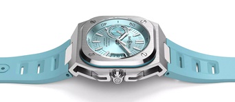 Men's watch / unisex  BELL & ROSS, BR-X5 Ice Blue Steel / 41mm, SKU: BRX5R-IB-ST/SRB | timeolution.com