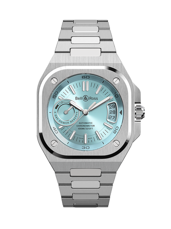 Men's watch / unisex  BELL & ROSS, BR-X5 Ice Blue Stee / 41mm, SKU: BRX5R-IB-ST/SST | timeolution.com