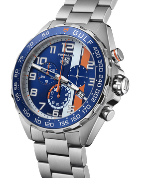 Men's watch / unisex  TAG HEUER, Formula 1 Gulf Quartz Chronograph / 43mm, SKU: CAZ101AT.BA0842 | timeolution.com