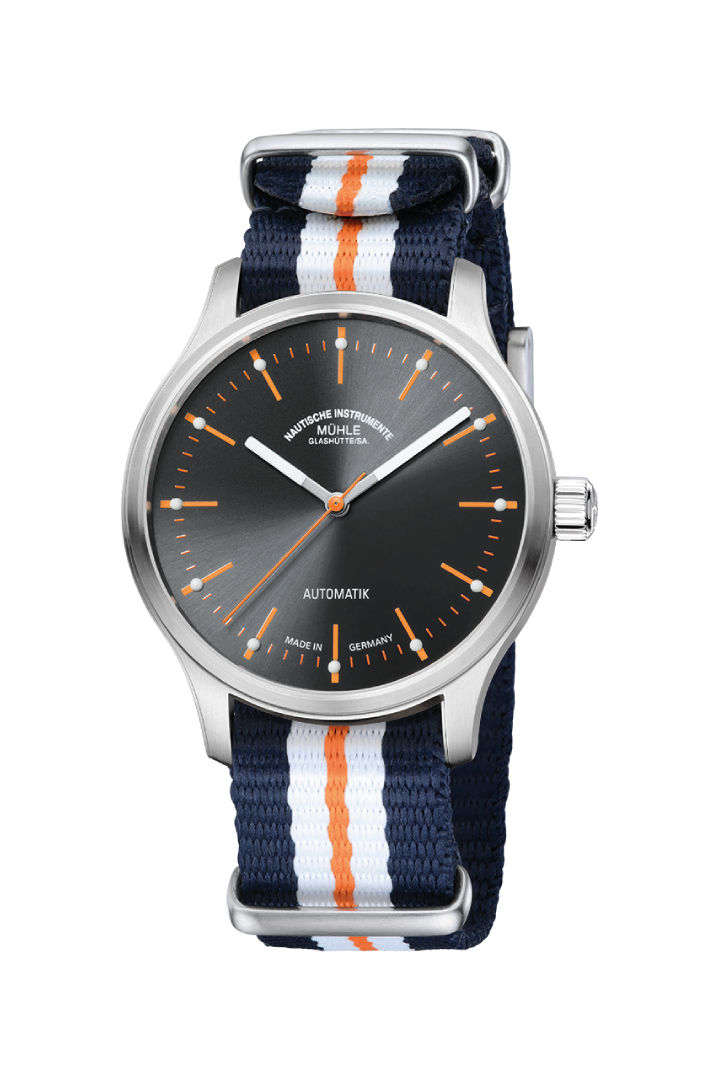 Men's watch / unisex  MÜHLE-GLASHÜTTE, Panova Grey / 40mm, SKU: M1-40-75-NB-I | timeolution.com