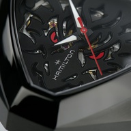 Men's watch / unisex  HAMILTON, Ventura Elvis80 Skeleton Auto / 42,5mm x 44,6mm, SKU: H24535332 | timeolution.com