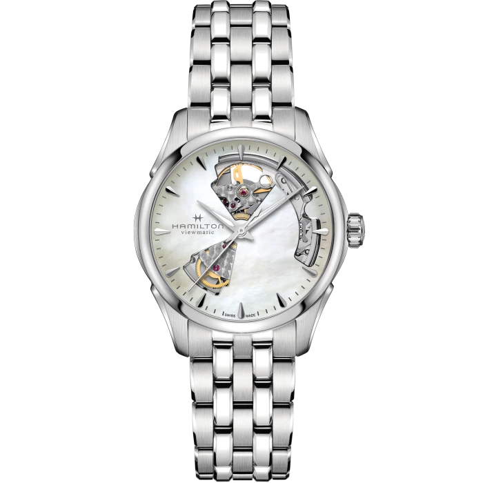 Ladies' watch  HAMILTON, Jazzmaster Open Heart Lady Auto / 36mm, SKU: H32215190 | timeolution.com