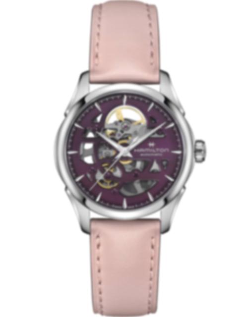 Ladies' watch  HAMILTON, Jazzmaster Skeleton Lady Auto / 36mm, SKU: H32265801 | timeolution.com