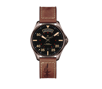 Men's watch / unisex  HAMILTON, Khaki Aviation Day Date Auto / 42mm, SKU: H64605531 | timeolution.com