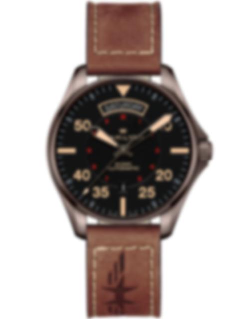 Men's watch / unisex  HAMILTON, Khaki Aviation Day Date Auto / 42mm, SKU: H64605531 | timeolution.com