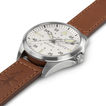 Men's watch / unisex  HAMILTON, Khaki Aviation Pilot Day Date Auto / 42mm, SKU: H64635550 | timeolution.com