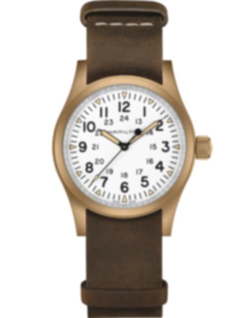 Men's watch / unisex  HAMILTON, Khaki Field Mechanical Bronze / 38mm, SKU: H69459510 | timeolution.com