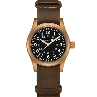 Men's watch / unisex  HAMILTON, Khaki Field Mechanical Bronze / 38mm, SKU: H69459530 | timeolution.com