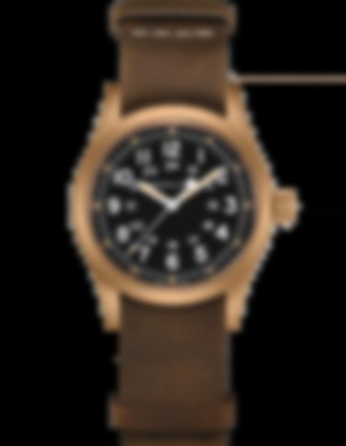 Men's watch / unisex  HAMILTON, Khaki Field Mechanical Bronze / 38mm, SKU: H69459530 | timeolution.com