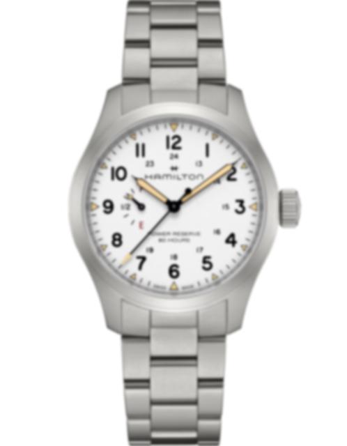 Men's watch / unisex HAMILTON, Khaki Field Mechanical Power Reserve / 40mm, SKU: H69509110 | timeolution.com