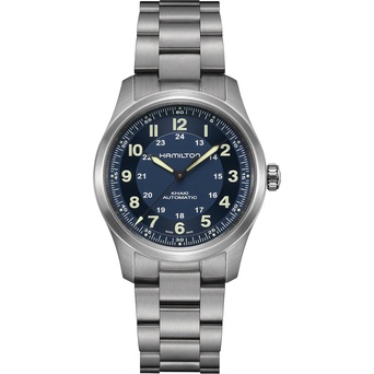 Men's watch / unisex  HAMILTON, Khaki Field Titanium Auto / 38mm, SKU: H70205140 | timeolution.com