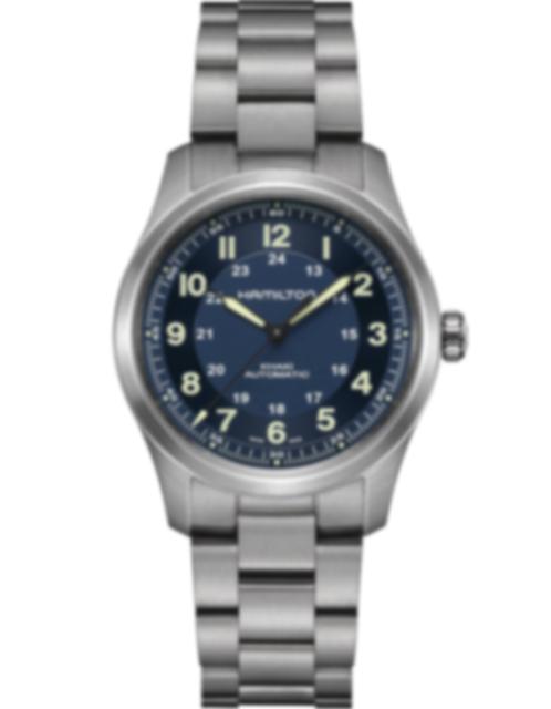 Men's watch / unisex  HAMILTON, Khaki Field Titanium Auto / 38mm, SKU: H70205140 | timeolution.com