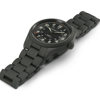 Men's watch / unisex  HAMILTON, Khaki Field Titanium Auto / 38mm, SKU: H70215130 | timeolution.com