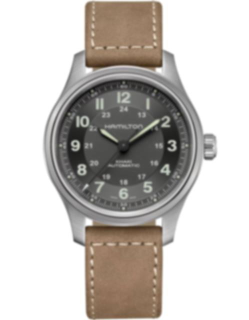 Men's watch / unisex  HAMILTON, Khaki Field Titanium Auto / 42mm, SKU: H70545550 | timeolution.com