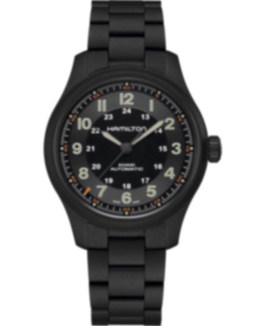 Men's watch / unisex  HAMILTON, Khaki Field Titanium Auto / 42mm, SKU: H70665130 | timeolution.com