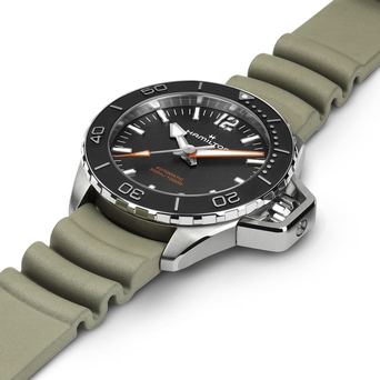 Men's watch / unisex  HAMILTON, Khaki Navy Frogman Auto / 41mm, SKU: H77455331 | timeolution.com