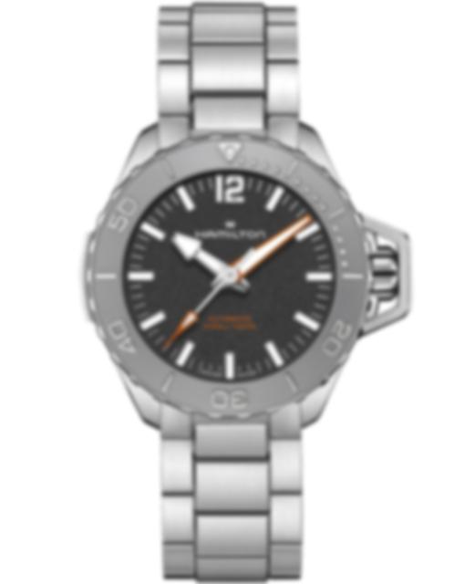 Men's watch / unisex  HAMILTON, Khaki Navy Frogman Auto / 41mm, SKU: H77485130 | timeolution.com