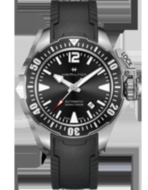 Men's watch / unisex  HAMILTON, Khaki Navy Frogman Auto / 42mm, SKU: H77605335 | timeolution.com