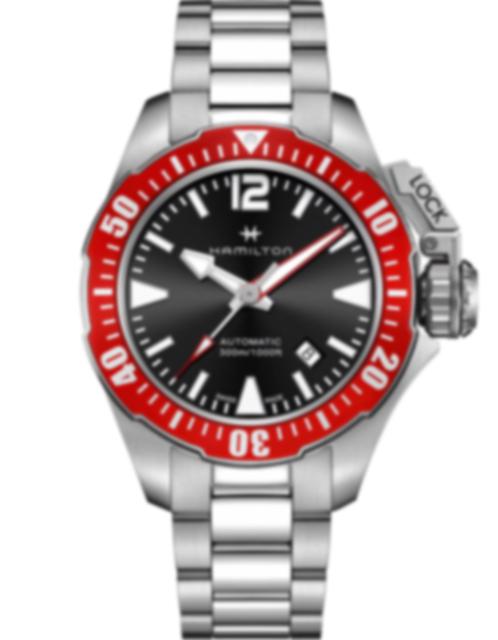 Men's watch / unisex  HAMILTON, Khaki Navy Frogman Auto / 42mm, SKU: H77725135 | timeolution.com