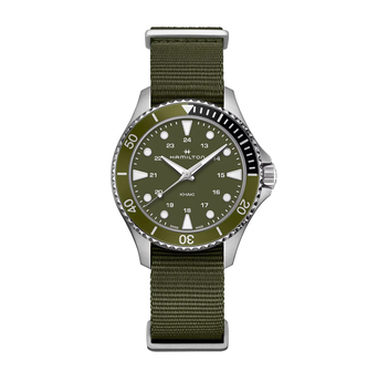 Men's watch / unisex  HAMILTON, Khaki Navy Scuba Quartz / 37mm, SKU: H82241961 | timeolution.com