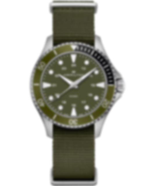 Men's watch / unisex  HAMILTON, Khaki Navy Scuba Quartz / 37mm, SKU: H82241961 | timeolution.com