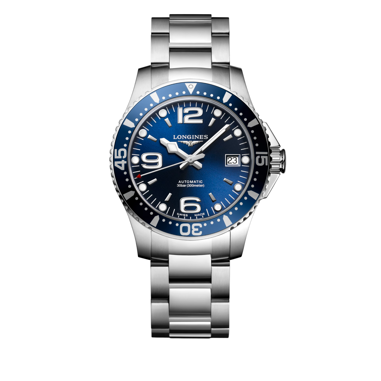 Men's watch / unisex  LONGINES, HydroConquest / 39mm, SKU: L3.741.4.96.6 | timeolution.com