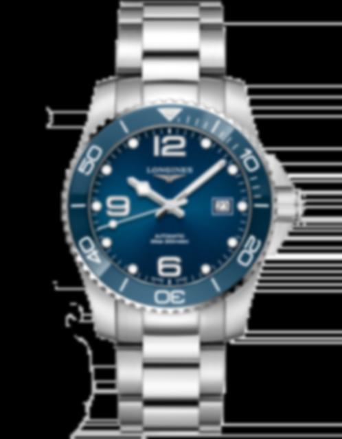 Men's watch / unisex  LONGINES, HydroConquest / 41mm, SKU: L3.781.4.96.6 | timeolution.com