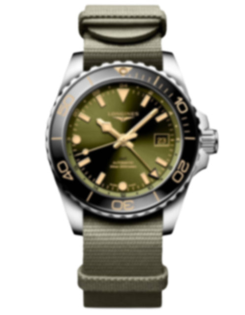 Men's watch / unisex LONGINES, HydroConquest GMT / 41mm, SKU: L3.790.4.06.2 | timeolution.com