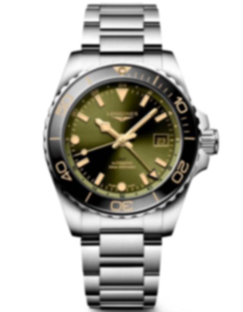 Men's watch / unisex  LONGINES, HydroConquest GMT / 41mm, SKU: L3.790.4.06.6 | timeolution.com