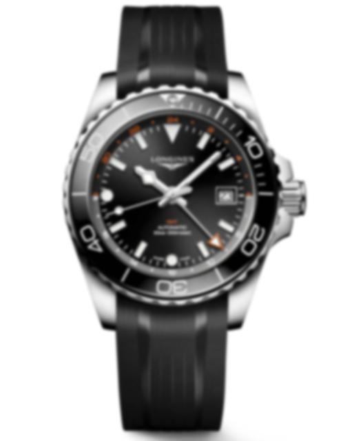 Men's watch / unisex  LONGINES, HydroConquest GMT / 41mm, SKU: L3.790.4.56.9 | timeolution.com