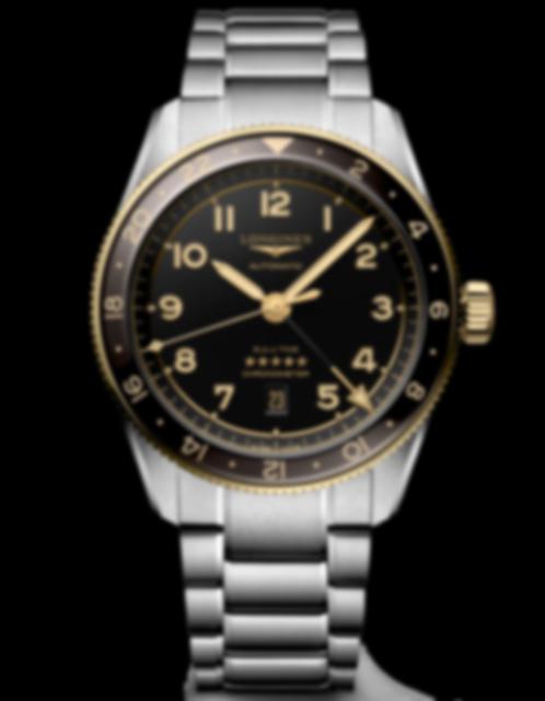 Men's watch / unisex  LONGINES, Spirit Zulu Time / 42mm, SKU: L3.812.5.53.6 | timeolution.com