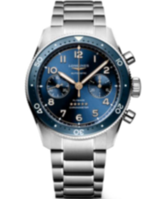 Men's watch / unisex  LONGINES, Spirit Flyback / 42mm, SKU: L3.821.4.93.6 | timeolution.com